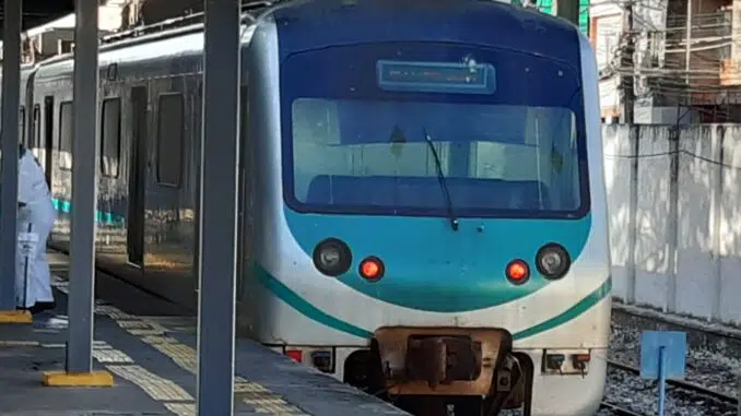 Trem da Supervia (Foto: Cyro Neves / Super Rádio Tupi)