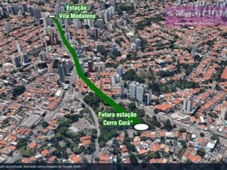 Região onde o Metrô deverá construir a estação Cerro Corá, da Linha 2-Verde