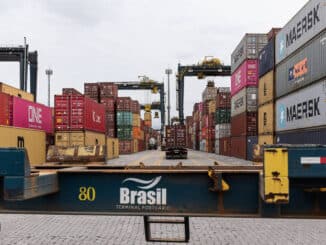 Terminal de carga do Porto de Santos - Bruno Santos - 3.abr.2020/Folhapress