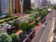Ilustração projeta como ficaria o BRT, em substituição ao inacabado VLT em Cuiabá, em Mato Grosso - Governo de Mato Grosso/Divulgação