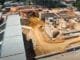 Obras da estação Penha da Linha 2-Verde em setembro de 2022 (iTechdrones)