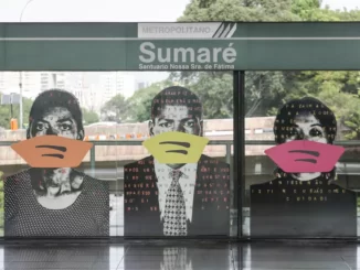 Estação Sumaré do metrô, Zona Oeste de São Paulo, em 6 de maio de 2021. — Foto: Fábio Vieira/FotoRua/Estadão Conteúdo