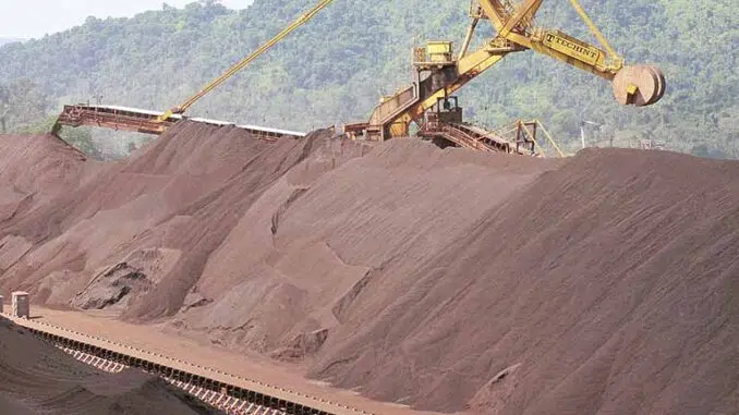 A capacidade de produção do Projeto Capanema é estimada em 18 milhões de toneladas por ano | Crédito: Agência Vale