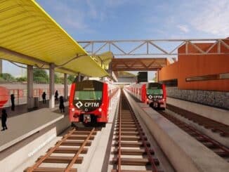 Projeção da nova estação (MRS)