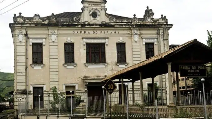 Estação ferroviária de Barra do Piraí, no Sul Fluminense - Foto: Reprodução