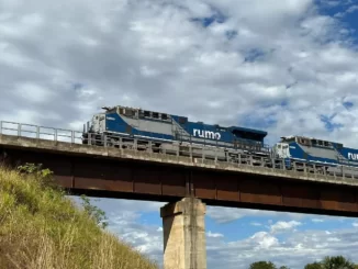 Primeira ferrovia de Mato Grosso em Rondonópolis (MT) — Foto: Sema-MT