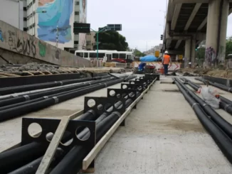 Começa a ganhar forma mais uma extensão do VLT do Rio - Foto: Pedro Dias / Divulgação