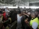 Plataforma da estação de Deodoro ficou lotada após pane nesta quinta-feira Foto - Fabiano Rocha/Agência O Globo