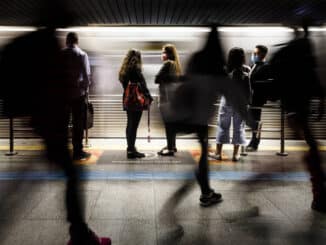 Plataforma da estação República, na linha 3-vermelha do Metrô, na região central de São Paulo - Rubens Cavallari - 27.jun.2022/Folhapress