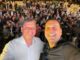 Tarcísio de Freitas (Republicanos) e seu vice, Felício Ramuth (PSD), durante evento de campanha em São José dos Campos (SP), em julho - Reprodução Facebook Felício Ramuth