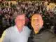 Tarcísio de Freitas (Republicanos) e seu vice, Felício Ramuth (PSD), durante evento de campanha em São José dos Campos (SP), em julho - Reprodução Facebook Felício Ramuth