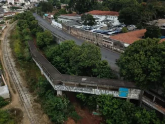 A linha 2 do metrô de BH irá ligar a estação Calafate ao Barreiro. O contrato prevê que a linha esteja pronta em até seis anos a partir do contrato de concessão firmado — Foto: Flávio Tavares/OTEMPO