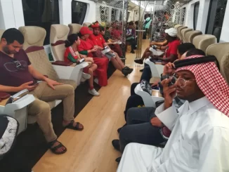 Metrô de Doha chama a atenção pela limpeza e instalações impecáveis - Foto: Renan Damasceno