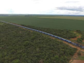 Composição da Rumo, maior concessionária ferroviária do país, que construirá ferrovia de 730 km em Mato Grosso - Divulgação/Rumo