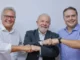 O ex-presidente Lula com o senador Renan Calheiros (à esq.) e o senador eleito Renan Filho (AL) - FOto: Divulgação/Ricardo Stuckert/Instituto Lula