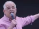 Márcio Franca discursa em ato para Lula na campanha eleitoral — Foto: Reprodução/Facebook