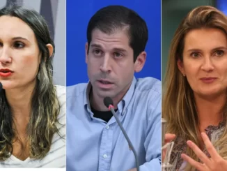 Natália Marcassa, Mac Cord de Faria e Beatriz Millet: Profissionais que integraram postos importantes migram para empresas, o que pode resultar em conflito de interesse - Foto: Geraldo Magela/Agência Senado, Edu Andrade/Ascom/ME e Valter Campanato/Agência Brasil