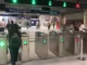 Catracas da estação AACD do Metrô de São Paulo, na Linha Lilás. — Foto: Marina Pinhoni/G1