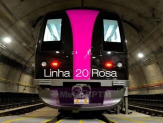 Linha 20-Rosa: primeiros passos (Montagem sobre fotro do Metrô)