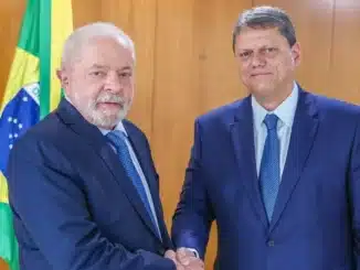 O presidente Lula recebe o governador Tarcísio de Freitas no Planalto Ricardo - Foto: Stuckert/PR