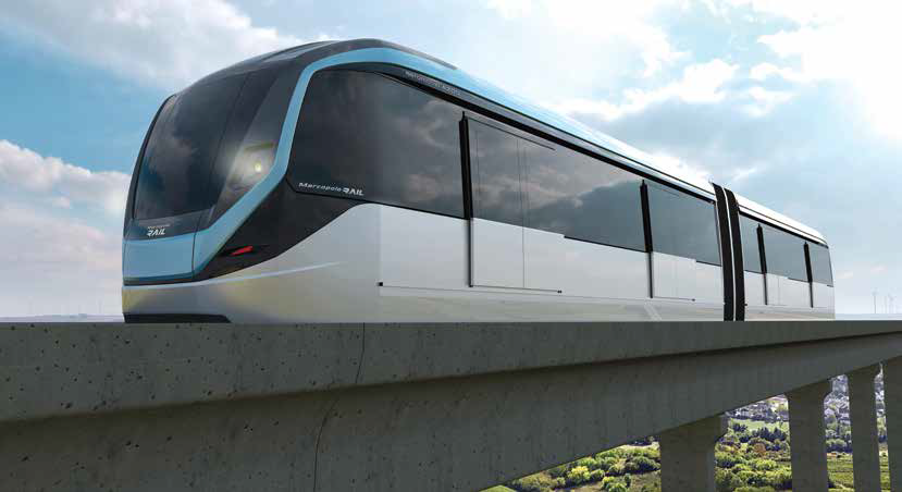 People Movers de GRU, criado pela Marcopolo Rail