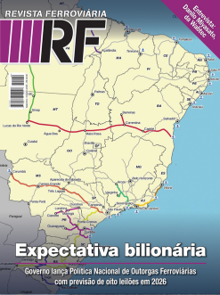 Capa da edição - Revista Ferroviária